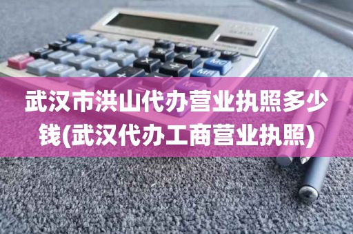 武汉市洪山代办营业执照多少钱(武汉代办工商营业执照)