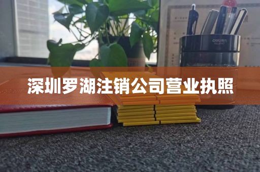 深圳罗湖注销公司营业执照