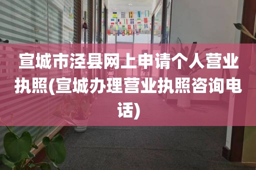 宣城市泾县网上申请个人营业执照(宣城办理营业执照咨询电话)