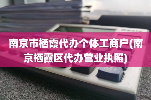 南京市栖霞代办个体工商户(南京栖霞区代办营业执照)
