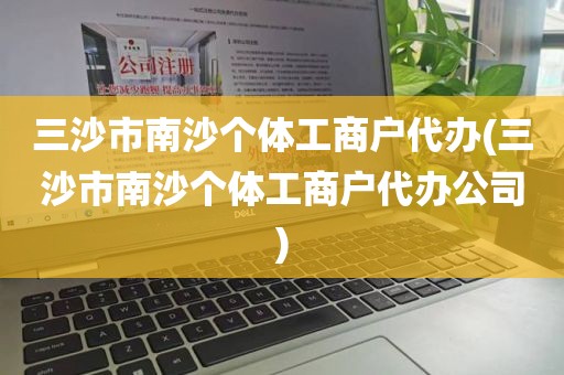 三沙市南沙个体工商户代办(三沙市南沙个体工商户代办公司)