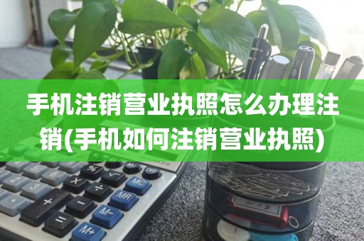 手机注销营业执照怎么办理注销(手机如何注销营业执照)