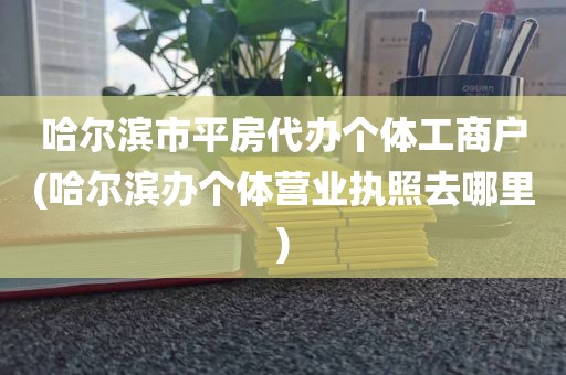 哈尔滨市平房代办个体工商户(哈尔滨办个体营业执照去哪里)