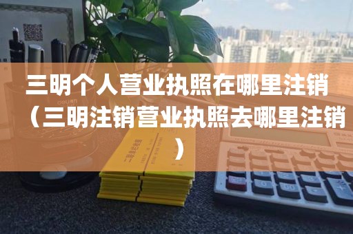 三明个人营业执照在哪里注销（三明注销营业执照去哪里注销）