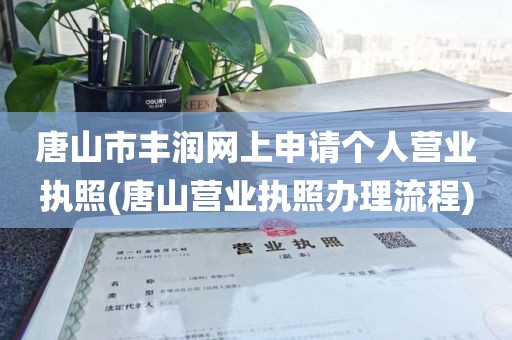唐山市丰润网上申请个人营业执照(唐山营业执照办理流程)