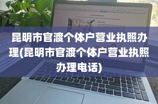 昆明市官渡个体户营业执照办理(昆明市官渡个体户营业执照办理电话)