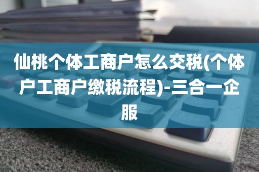 仙桃个体工商户怎么交税(个体户工商户缴税流程)-三合一企服