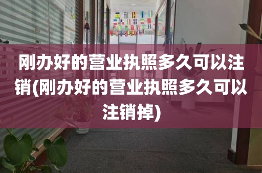 刚办好的营业执照多久可以注销(刚办好的营业执照多久可以注销掉)