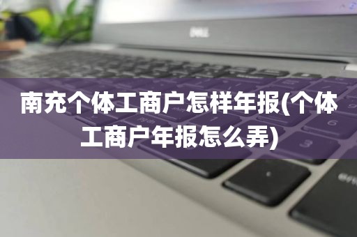 南充个体工商户怎样年报(个体工商户年报怎么弄)