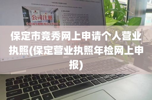 保定市竞秀网上申请个人营业执照(保定营业执照年检网上申报)