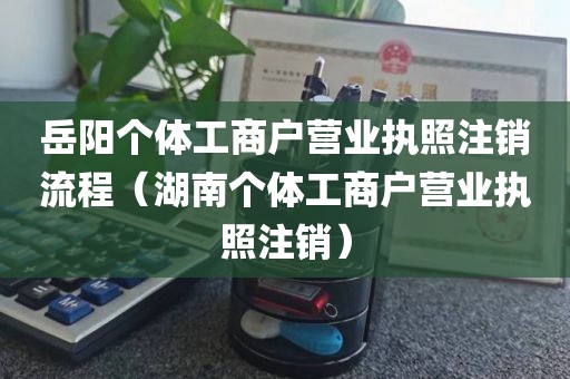 岳阳个体工商户营业执照注销流程（湖南个体工商户营业执照注销）