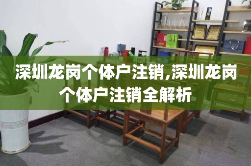 深圳龙岗个体户注销,深圳龙岗个体户注销全解析