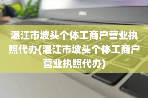 湛江市坡头个体工商户营业执照代办(湛江市坡头个体工商户营业执照代办)