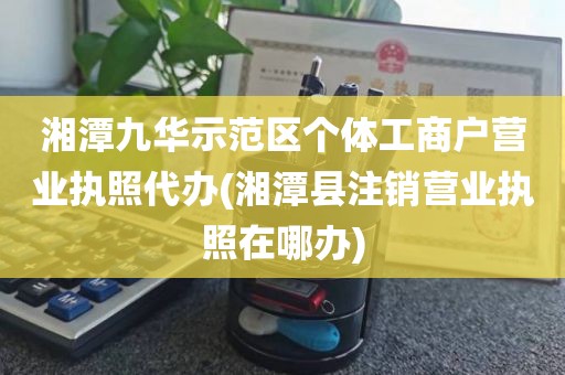 湘潭九华示范区个体工商户营业执照代办(湘潭县注销营业执照在哪办)
