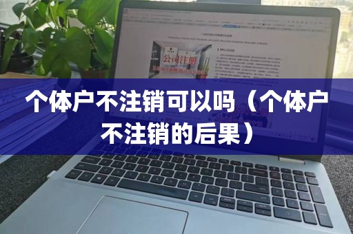 个体户不注销可以吗（个体户不注销的后果）
