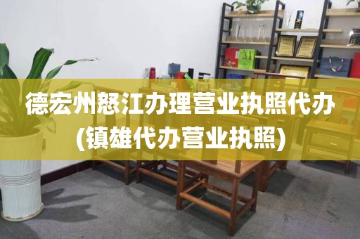 德宏州怒江办理营业执照代办(镇雄代办营业执照)