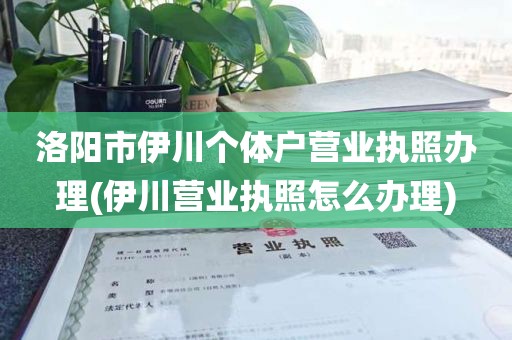 洛阳市伊川个体户营业执照办理(伊川营业执照怎么办理)