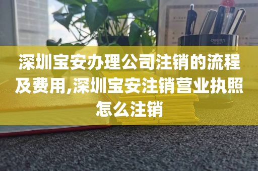 深圳宝安办理公司注销的流程及费用,深圳宝安注销营业执照怎么注销