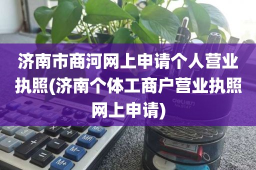 济南市商河网上申请个人营业执照(济南个体工商户营业执照网上申请)