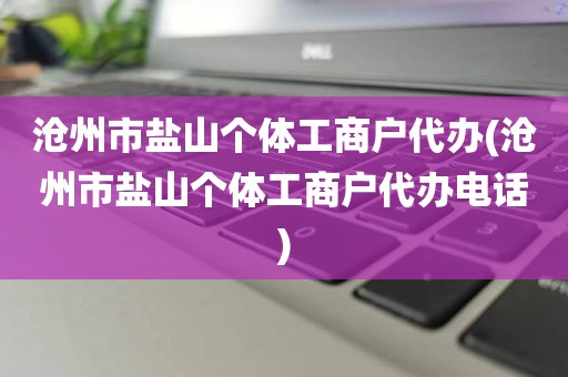 沧州市盐山个体工商户代办(沧州市盐山个体工商户代办电话)