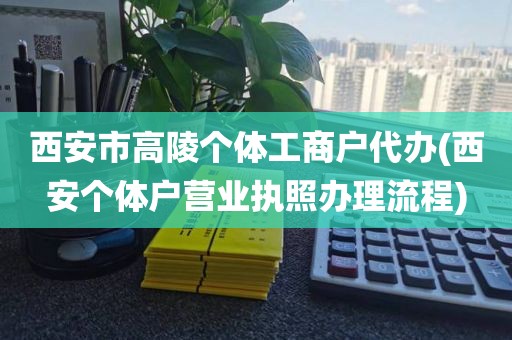 西安市高陵个体工商户代办(西安个体户营业执照办理流程)