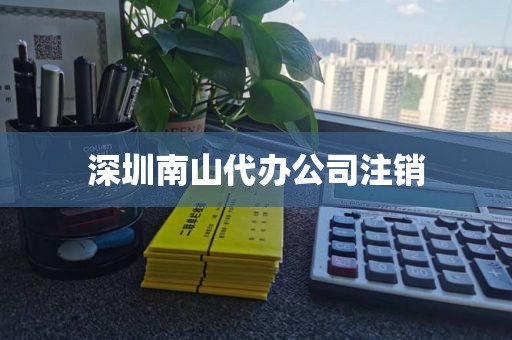 深圳南山代办公司注销