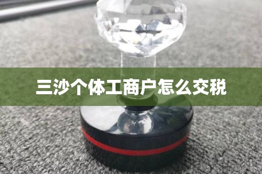 三沙个体工商户怎么交税