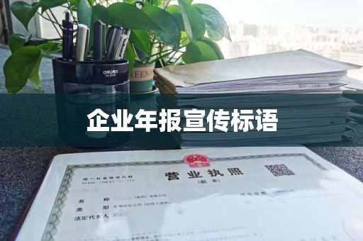 企业年报宣传标语