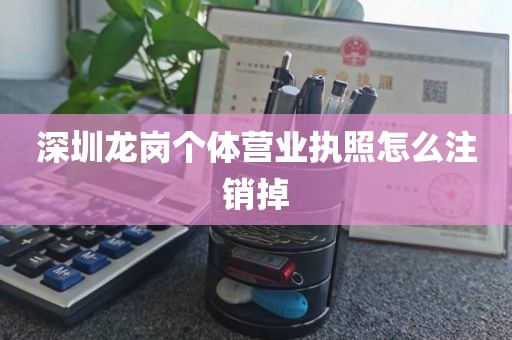 深圳龙岗个体营业执照怎么注销掉