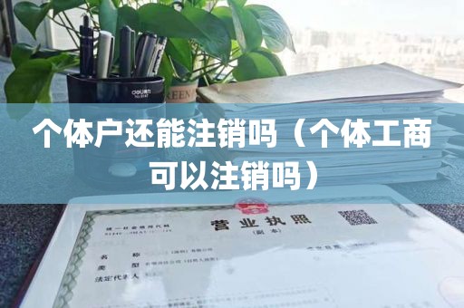 个体户还能注销吗（个体工商可以注销吗）