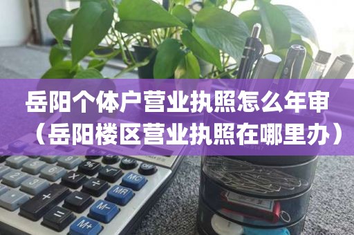 岳阳个体户营业执照怎么年审（岳阳楼区营业执照在哪里办）
