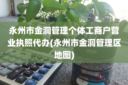 永州市金洞管理个体工商户营业执照代办(永州市金洞管理区地图)