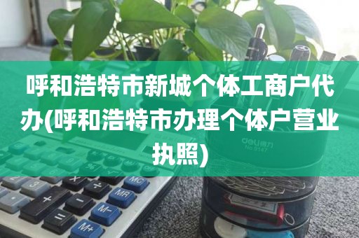 呼和浩特市新城个体工商户代办(呼和浩特市办理个体户营业执照)