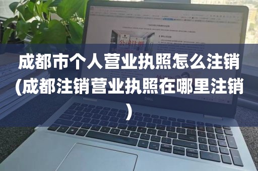 成都市个人营业执照怎么注销(成都注销营业执照在哪里注销)