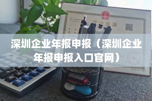 深圳企业年报申报（深圳企业年报申报入口官网）