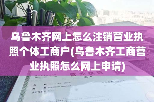 乌鲁木齐网上怎么注销营业执照个体工商户(乌鲁木齐工商营业执照怎么网上申请)