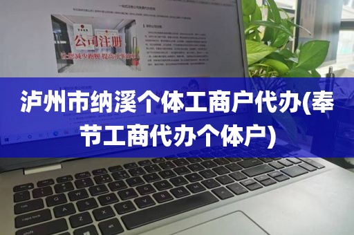 泸州市纳溪个体工商户代办(奉节工商代办个体户)