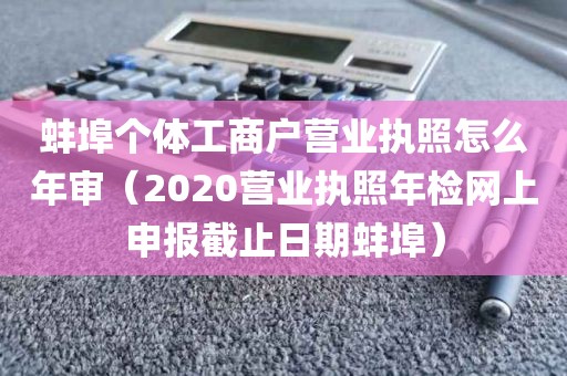 蚌埠个体工商户营业执照怎么年审（2020营业执照年检网上申报截止日期蚌埠）