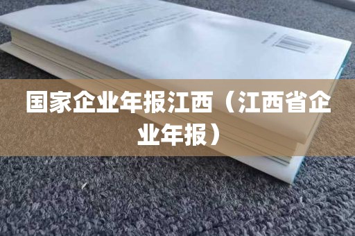 国家企业年报江西（江西省企业年报）