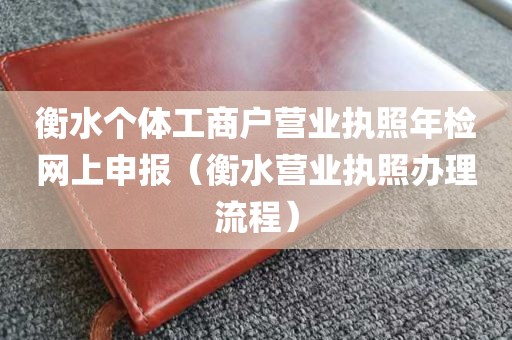衡水个体工商户营业执照年检网上申报（衡水营业执照办理流程）