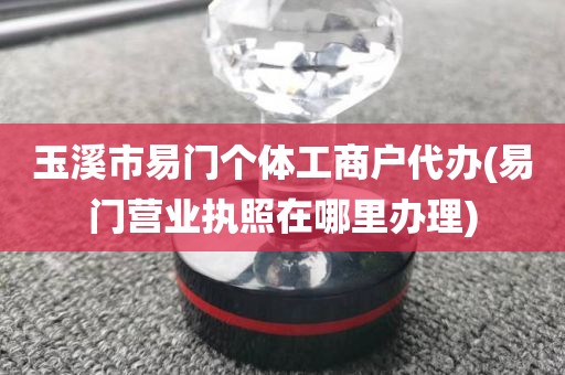 玉溪市易门个体工商户代办(易门营业执照在哪里办理)