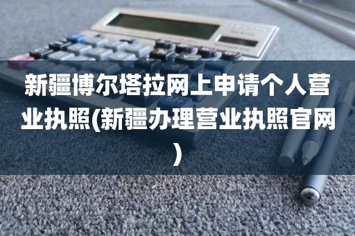新疆博尔塔拉网上申请个人营业执照(新疆办理营业执照官网)