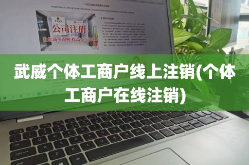 武威个体工商户线上注销(个体工商户在线注销)