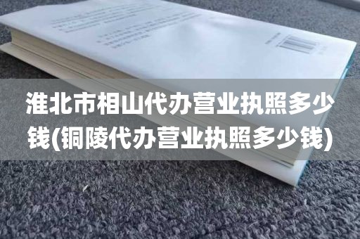 淮北市相山代办营业执照多少钱(铜陵代办营业执照多少钱)