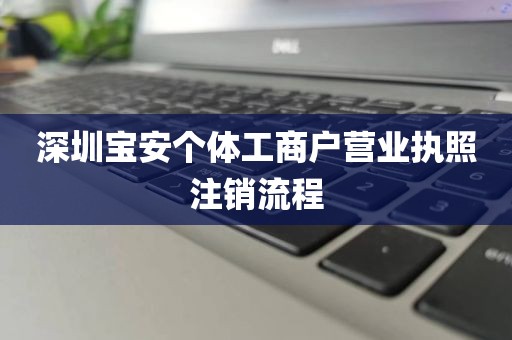 深圳宝安个体工商户营业执照注销流程