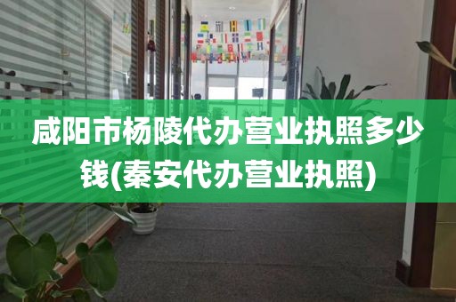 咸阳市杨陵代办营业执照多少钱(秦安代办营业执照)