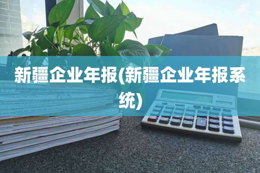 新疆企业年报(新疆企业年报系统)