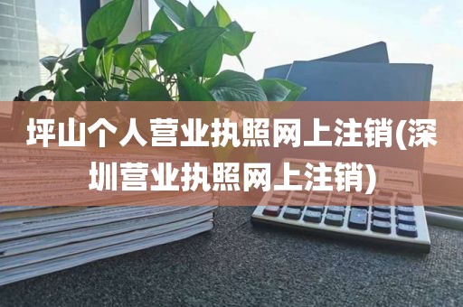 坪山个人营业执照网上注销(深圳营业执照网上注销)
