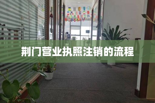 荆门营业执照注销的流程