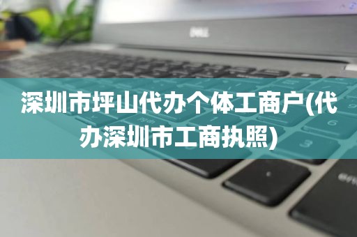 深圳市坪山代办个体工商户(代办深圳市工商执照)